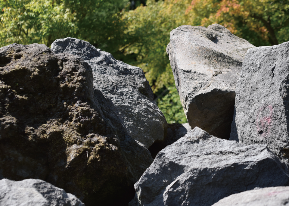 溶岩プレートになる前の溶岩