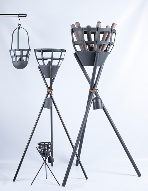 様々な形をしたかがり火